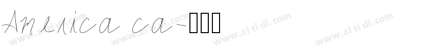 America ca字体转换